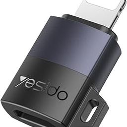 Yesido GS30 Micro USB to 8Pin Adapter | 12W Charging & Data Sync | Alloy Body | Lanyard | CE Certified | 6-Month Warranty-12