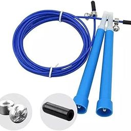 Sicomo Skipping Rope, 5 Colours, 300 cm Adjustable PVC Wire, Plastic Grip Handles, for Cardio and Speed Training-image-5
