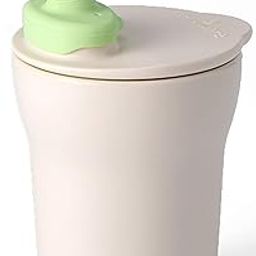 Mini Miniware 1-2-3 Sip! Sippy Cup Plant Based Non Toxic Material Vanilla/Key Lime_MWSCVK, one Size-picture-18