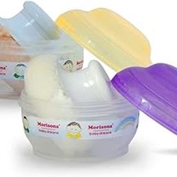 Morisons Baby Dreams Premium Powder Puff - Peach & Purple (Pack of 2)-17
