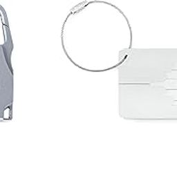 Jukusa 3-Digit Combination Lock for Luggage | TSA Approved Silver Travel Padlock for Suitcases, Backpacks, Storage Bags & Gym Lockers | Resettable & Durable Security Accessory (Silver, 1 Pcs.)-5