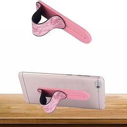 S.A.V.I Multi-Functional Mobile Holder | Finger Grip & Push-Pull Stand | Universal for Phones & Tablets (Pink)-image-8