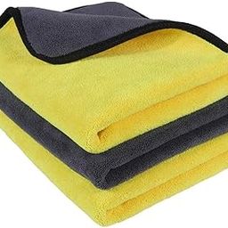 OAN Microfiber Towels for Cars - Car Cleaning Cloths Ultra Absorbent & Soft | Microfibre Cloth for Car Moto Cleaning Detailing Polishing Drying, Multi-Color (45X45 cm, 3)-image-79