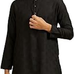 Men's Viscose Blend Textured Kurta (1pc)-image-100