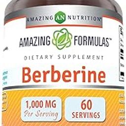 Amazing Nutrition Amazing Formulas Berberine Plus 500mg 120 Capsules-image-23