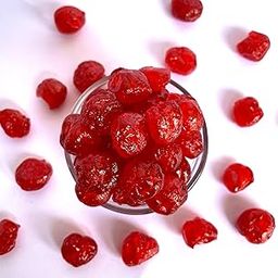 Herbanuts Premium Dried Cherries with Sulphur – Sweet & Tangy, Naturally Preserved, Ideal for Snacking, Baking & Trail Mix – 250gm-image-59