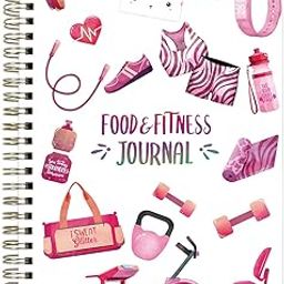 Food and Fitness Journal Diary Workout Wellness Log Notebook Planner Weight Loss Diet Meal Exercise Training Health Tracker 6.1" x 8.5"-image-34