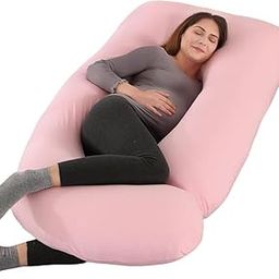 ONENONLY MOM,S Choice Multifunctional Microfiber G Shaped Pregnancy Pillow/Maternity Pillow (Pink)-image-61