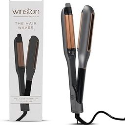 WINSTON Professional Hair Waver for Women - Adjustable Ceramic Wave Barrels (18mm/22mm/26mm), Instant Heat with LCD Display, Deep Waver Curler Machine for Frizz-Free Beach Waves-image-61