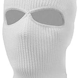 2/3-Hole Knitted Full Face Cover Ski Mask Winter Beanie Hat White 2 Hole-image-40