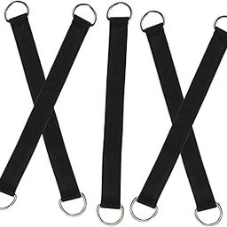 Levemolo 5pcs Heavy Duty Swing Straps Swivel Hooks Stainless Steel for Outdoor Swing Tree Hammock-image-12