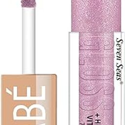 Seven Seas Babe Glittery Lip Gloss With High Shine Lip Color For Glossy Look |Lightweight Non Sticky Lip shiner For Moisturizing Lips (Pink,7ML)-10