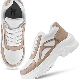 Women's Fashion Sneakers - Lace up Walking Shoes Running Shoes Padded Insole and Non-Slip Womens Shoes Casual Shoes-image-66