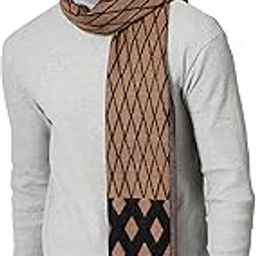 Men and Women's Wool Scarf Muffler Winter Wear Warm Scarves 72" X 14" Inch-image-42