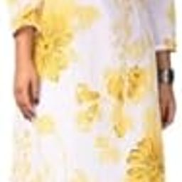 Yellow White Printed Co-ord set-image-3