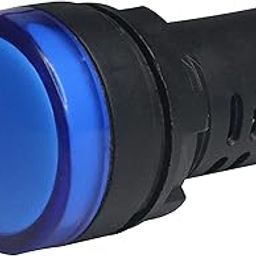 Electronic Spices 220v 20ma Ac Flush Panel Mount Led Indicator Light Blue Color-picture-7
