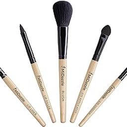 Midazzle Premium Wooden Pack of 5 Medium Brush Set (MIMB00516)-image-41