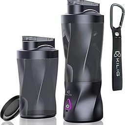 Kilig Vortex Pro 360W Dual Mode Portable Blender for Smoothie and Juices, 6000 mAh Battery, 2in1 700ml Jar, 22000RPM, 6 Sided Blade, USB Type C, Juicer, Mixer, Blender Machine for Kitchen - BL-18