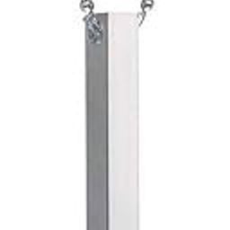 silver Pendant for Men Women Couples Boy girls Stainless Steel Bar black Necklaces Necklace Long Ball Chain Unisex boyfriend gents boys Vertical Stick Locket gym Valentine Platinum Stylish-image-95