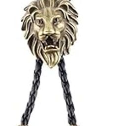 Vintage 3D Lion Head Ties Ancient Bronze Western Bolo Tie Cowboy Bola Ties | Zinc Alloy,Synthetic Leather | 1 Piece Bolo Tie-picture-17