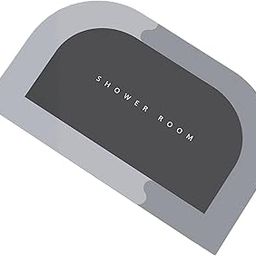HEAVENGLOW Bathroom Rugs Thick Fast Drying Polyester Fiber Shower Mat Washable Gray 40X60cm-image-36