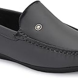 Stylish Grey Comfort Loafers for Men's-image-58