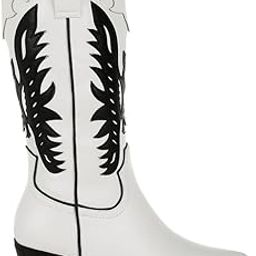 Winged Patchwork Cowboy Boots-image-54