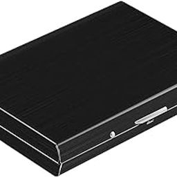 Black RFID Blocking Metal Debit/Credit/ATM (10 Slots) for Men & Women Card Holder-image-54