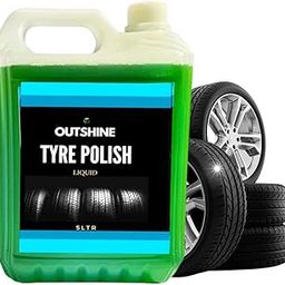 The Outshine | Tyre Polish Liquid, 5L | Car Care liquid | Vehicle Shine Enhancer Easy Application Long Lasting Tyre Shine Maintenance Solution| Cost-effective solution | Enhance tyre appearance-6