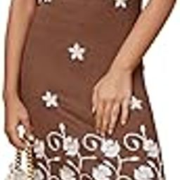 Womens Printed Short Sleeve Western Dress | Lightweight Straight Fit Dress for Office, Brunch & Casual Wear | Stylish Summer Outfit for Ladies-image-61
