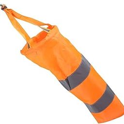 Wind Measurement Sock, 15.75in Length Bright Color Airport Windsock with Reflective Belt for Outdoor Use-image-51