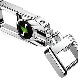 GREENWORLD™ Silver Color Fob Key Heavy Duty Keychain Compatible With Seltos Sonet Carens Carnival-image-73
