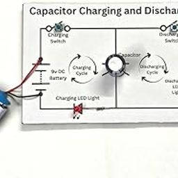 ERH India Charging and Discharging of Capacitor Experiment Investigatory Science Project Working Model for Class 12 School Students.-11