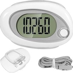 Kisangel Step Counter for Walking Ankle Pedometer Clip-on Silent Pedometers for Seniors Walking Counter-image-46