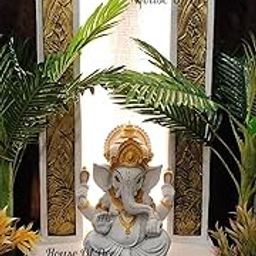 House Of Dee Ganesh with Lotus and Light Statue Fountain for Indoor/Outdoor Home and Garden (Size:125 cm X 56 cm X 35 cm)-image-56