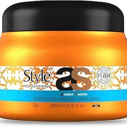 STYLE AROMATHERAPY Professional Moroccan Argan Argan Oil Hair Mask 200 Ml | Moroccan Argan Hair Treatment Mask For Dry, Dull & Frizzy Hair, 1 Count-image-32