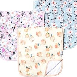 Baby Burp Cloth Large 21'x10' Size Premium Absorbent Triple Layer 3-Pack Gift Set ââ‚¬Å“Morganââ‚¬Â by Copper Pearl ââ‚¬¦-image-13