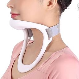 DIALDRCARE Cervical Plastic Collar For Neck Pain Relief Neck Support Brace For Spinal Pain And Pressure Relief Yoga Home Office, One Size-image-57