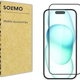 Solimo Tempered Glass Screen Protector ForiPhone 15 with Edge-to-Edge Coverage | Easy Installation Kit (Black)-18