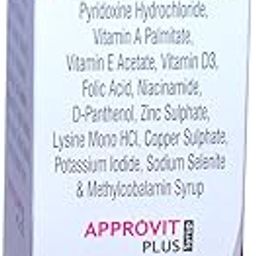 AP PRO BITE Approvite Plus Multivitamin and Multi-mineral Syrup | Complete Vitamin B Complex with Methylcobalamin for Daily Nutritional Supplementation | Balanced Diet with Essential Nutrients - 200ML-picture-1
