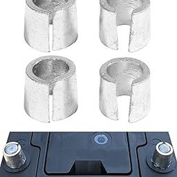 RACOONA 2 Pairs Battery Post Shims,Battery Terminal Adapter,Battery Post Adapter,Car Accessories Battery Negative Battery Terminal Adapter Positive Post Shim Lead,Suitable for Most Cars,RV-picture-26