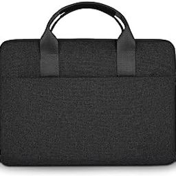 Magna Messenger Laptop Bag Waterproof Large Capacity Laptop Sleeve Handbag for Men and Women Notebook bag (Black) (13.3 inch)-image-91