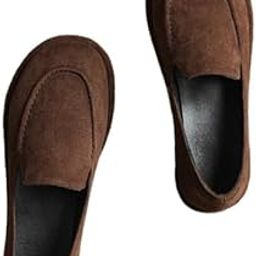 Velvet Leather Boat-Shaped Single Shoes | Women’s Low-Heeled Shoes-image-89
