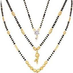 Amazing Gold Plated Mangalsutra Combo for Women (CBMP101051)-image-25