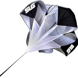 SLG 56" Sprint Training Parachute – Speed & Agility Resistance Chute for Explosive Acceleration Workouts – Black Nylon-image-33