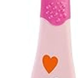 Chicco First Baby Self Feeding Spoon with Angled Tip, Suitable For Training Toddlers, Soft & Flexible Silicone Tip, 8m+ (Pink)-13