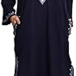 Kashmiri Embroidered Cashmilon Phiren Blue/Blue-image-67