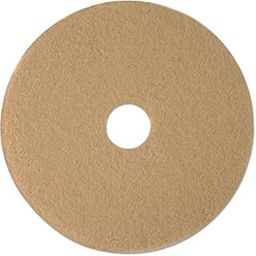 Ultra High-Speed Floor Pads, 19-Inch Diameter, Champagne, 5/Carton, Sold as 1 Carton, 5 Each per Carton-picture-23
