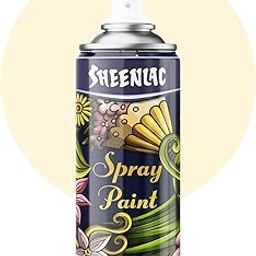 SHEENLAC Spray Paint (Aerozol) - Standard - 400ml - Quick Drying | Gloss Finish for Metal, Wood and Walls | Waterproof Oxidation Resistant (Standard, Ivory)-image-67