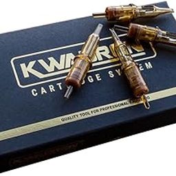 Kwadron Cartridge Tattoo Needles Cartridges, Box of 20, Bugpin Curved Mag Shaders #8 Long Taper - 9 Curved Mag #8 Long Taper - 25/9SEMLT-picture-18